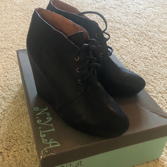 Bnib N.Y.L.A. Platform booties all leather - Picture 3 of 5